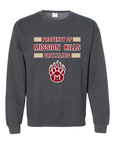 Mission Hills Grizzlies Property Of Men's Sweatshirt