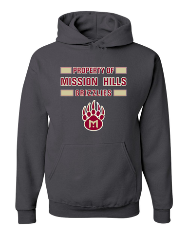 Mission Hills Grizzlies Property Of Men's Premium Hoodie