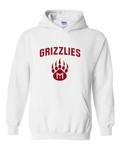 Mission Hills Grizzlies Mascot #6 Men's Hoodie