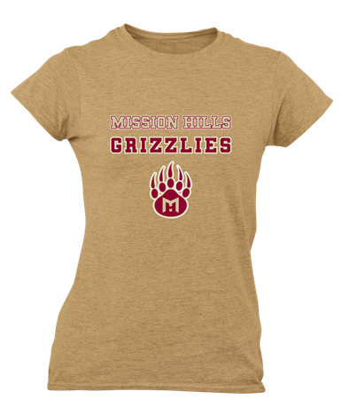 Mission Hills Grizzlies Spirit Women's SS T-Shirt