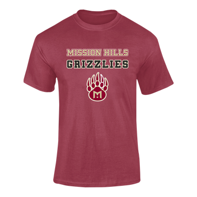 Mission Hills Grizzlies Spirit Men's Premium SS T-Shirt
