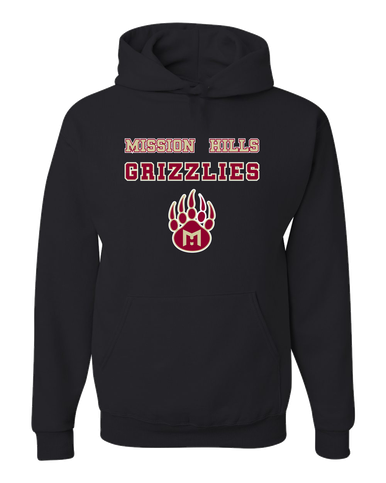 Mission Hills Grizzlies Spirit Men's Premium Hoodie