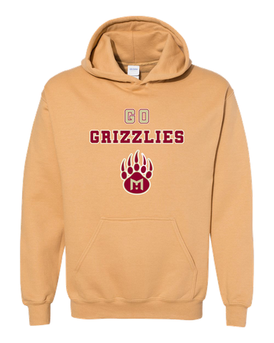 Mission Hills Grizzlies Go Team Men's Hoodie