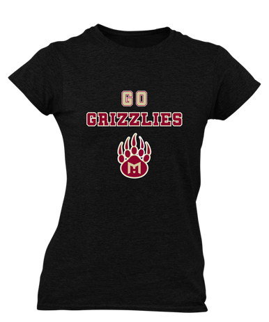 Mission Hills Grizzlies Go Team Women's Premium SS T-Shirt