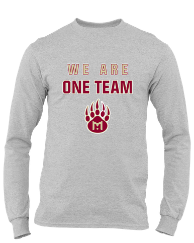 Mission Hills Grizzlies We Are One Team Men's LS T-Shirt
