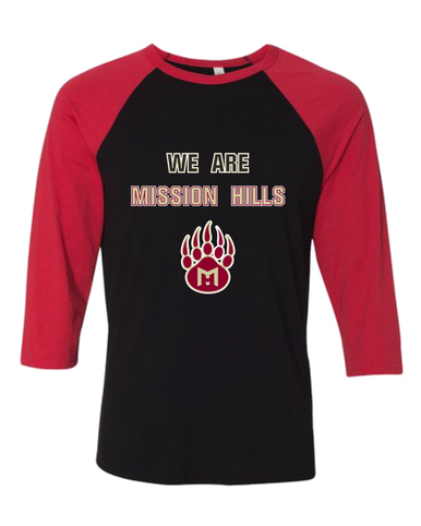 Mission Hills Grizzlies We Are Women's Baseball T-Shirt
