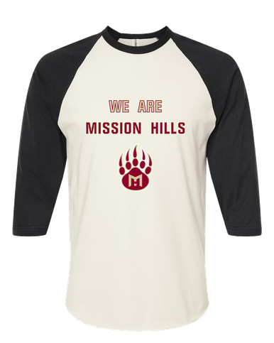 Mission Hills Grizzlies We Are Men's Baseball T-Shirt
