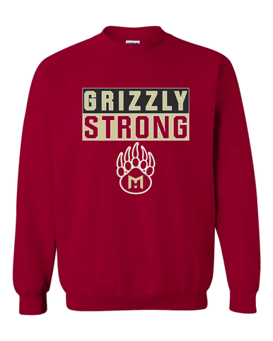 Mission Hills Grizzlies Strong #1 Men's Sweatshirt