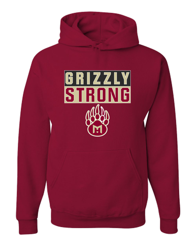 Mission Hills Grizzlies Strong #1 Men's Premium Hoodie