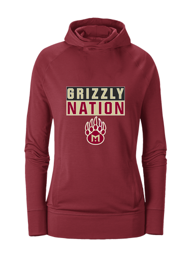 Mission Hills Grizzlies Nation #1 Women's Hoodie
