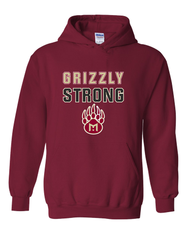 Mission Hills Grizzlies Strong #2 Men's Hoodie