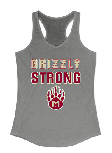 Mission Hills Grizzlies Strong #2 Women's Tank Top