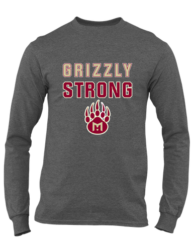 Mission Hills Grizzlies Strong #2 Men's Premium LS T-Shirt