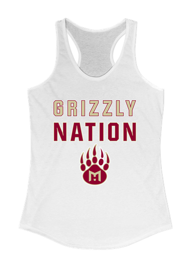 Mission Hills Grizzlies Nation #2 Women's Tank Top