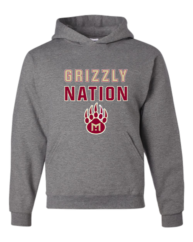 Mission Hills Grizzlies Nation #2 Men's Premium Hoodie