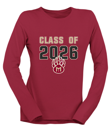 Mission Hills Grizzlies Class of 2026 Women's Premium LS T-Shirt