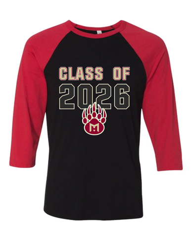 Mission Hills Grizzlies Class of 2026 Women's Baseball T-Shirt