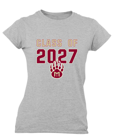 Mission Hills Grizzlies Class of 2027 Women's Premium SS T-Shirt