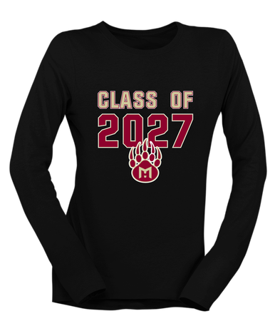 Mission Hills Grizzlies Class of 2027 Women's LS T-Shirt
