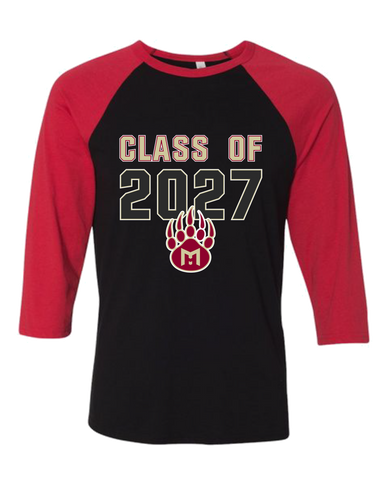 Mission Hills Grizzlies Class of 2027 Men's Baseball T-Shirt
