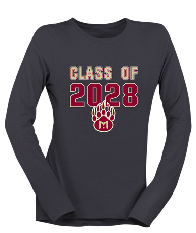 Mission Hills Grizzlies Class of 2028 Women's LS T-Shirt