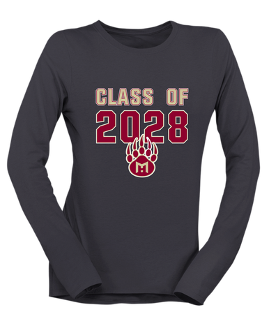Mission Hills Grizzlies Class of 2028 Women's Premium LS T-Shirt