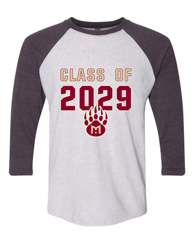 Mission Hills Grizzlies Class of 2029 Men's Baseball T-Shirt