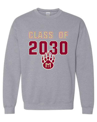 Mission Hills Grizzlies Class of 2030 Men's Sweatshirt