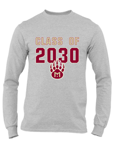Mission Hills Grizzlies Class of 2030 Men's Premium LS T-Shirt