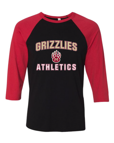 Mission Hills Grizzlies Athletics Women's Baseball T-Shirt