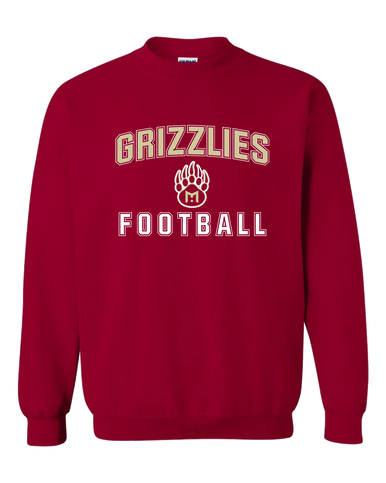 Mission Hills Grizzlies Football #1 Men's Sweatshirt