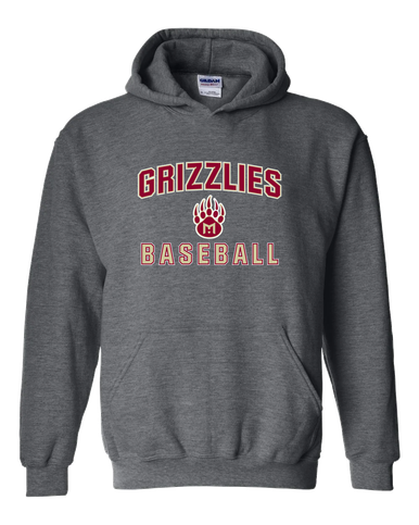 Mission Hills Grizzlies Baseball #1 Men's Hoodie