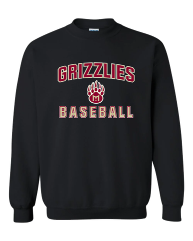 Mission Hills Grizzlies Baseball #1 Men's Sweatshirt