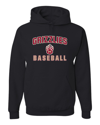 Mission Hills Grizzlies Baseball #1 Men's Premium Hoodie