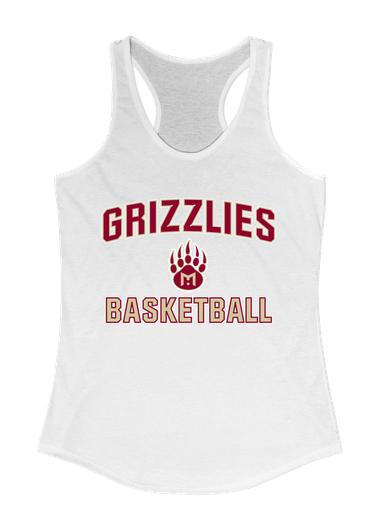 Mission Hills Grizzlies Basketball #1 Women's Tank Top