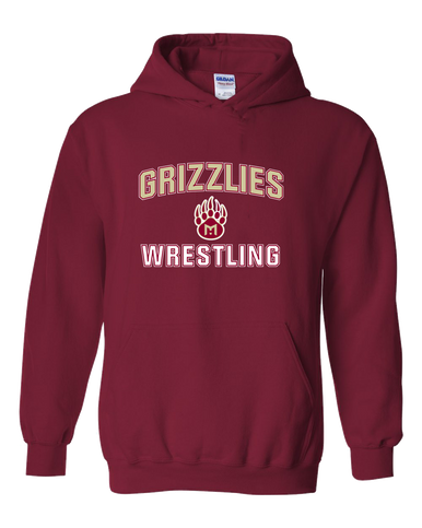 Mission Hills Grizzlies Wrestling Men's Hoodie