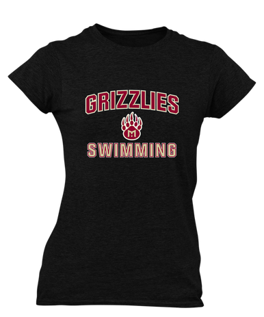 Mission Hills Grizzlies Swimming Women's Premium SS T-Shirt