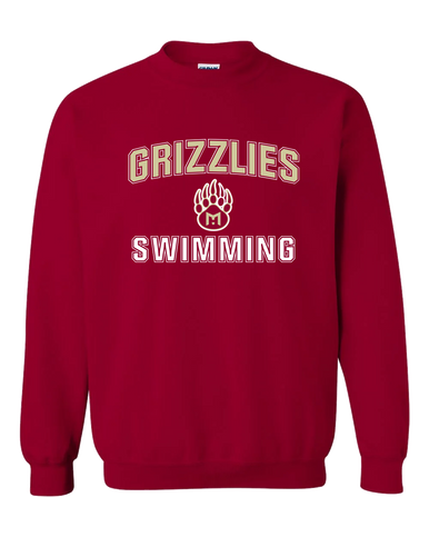 Mission Hills Grizzlies Swimming Men's Sweatshirt
