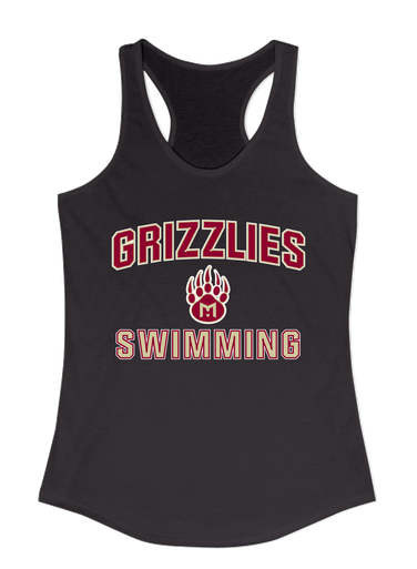 Mission Hills Grizzlies Swimming Women's Tank Top