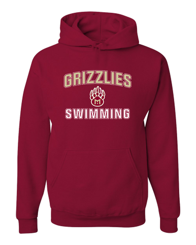 Mission Hills Grizzlies Swimming Men's Premium Hoodie