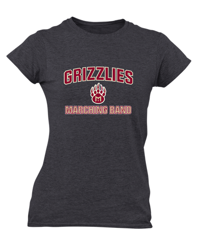Mission Hills Grizzlies Marching Band Women's Premium SS T-Shirt
