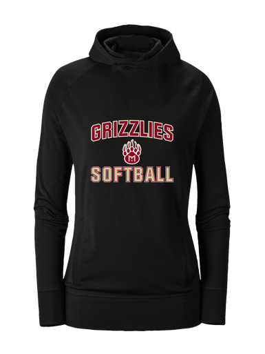 Mission Hills Grizzlies Softball #1 Women's Hoodie