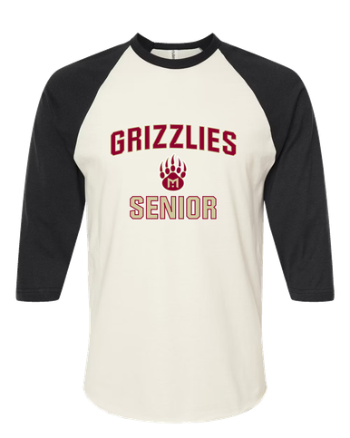 Mission Hills Grizzlies Senior #1 Men's Baseball T-Shirt