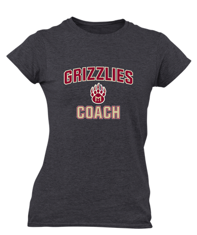 Mission Hills Grizzlies Coach Women's Premium SS T-Shirt