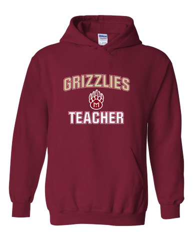 Mission Hills Grizzlies Teacher Men's Hoodie