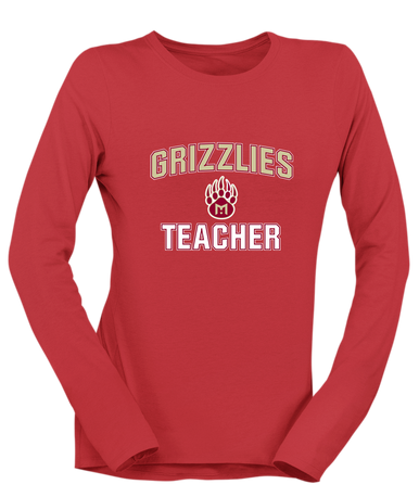 Mission Hills Grizzlies Teacher Women's LS T-Shirt