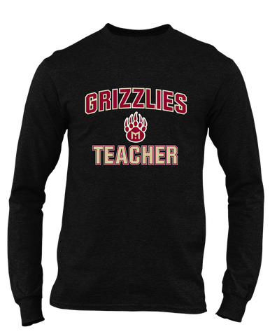 Mission Hills Grizzlies Teacher Men's LS T-Shirt
