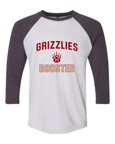 Mission Hills Grizzlies Booster Men's Baseball T-Shirt