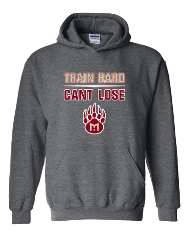 Mission Hills Grizzlies Train Hard, Can't Lose Men's Hoodie
