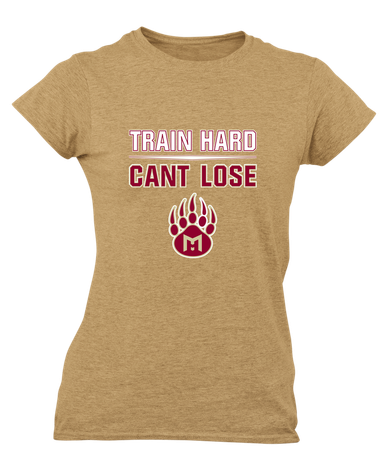 Mission Hills Grizzlies Train Hard, Can't Lose Women's Premium SS T-Shirt
